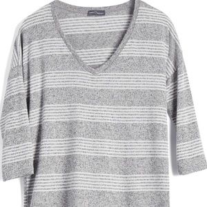 Market and Spruce Careen Dolman 3/4 Knit Top XS